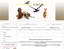 Tablet Screenshot of animalcare.pl